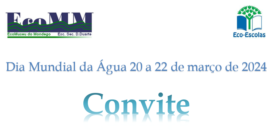 Dia Mundial da Água - Convite
